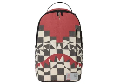 Pre-owned Sprayground Men's  Met Checkboard Tunic Backpack In Multi
