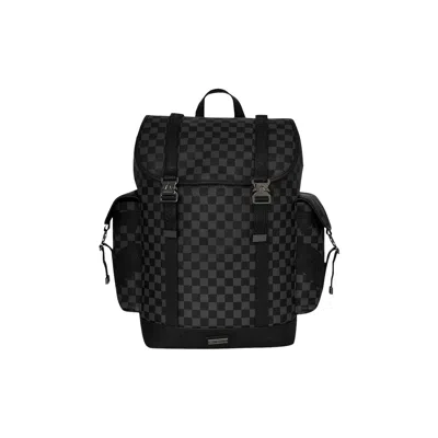Pre-owned Sprayground Midnight Chateau Monte Carlo Backpack 'black/grey' | Men's Size Onesize