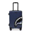 Sprayground Midnight Magic Sharks In Paris Cabin Suitcase In Blue