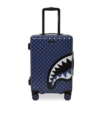 Sprayground Midnight Magic Sharks In Paris Cabin Suitcase In Blue
