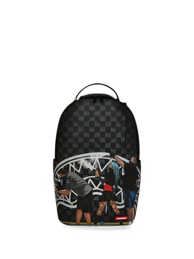 Sprayground Midnight Mural Backpack In Black