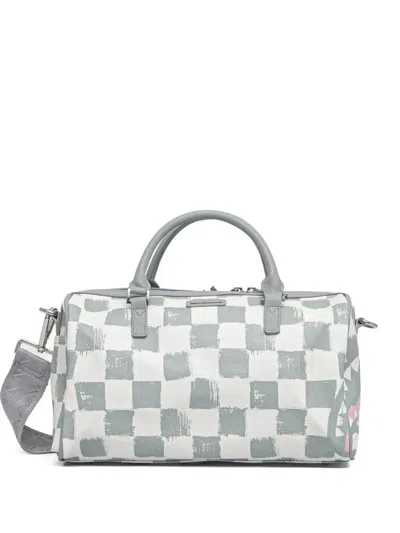 Sprayground Mini Air To The Throne Checked-pattern Duffle Bag
