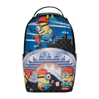 Pre-owned Sprayground Minions  Builders Backpack 'multicolor' | Multi-color | Men's Size Onesize