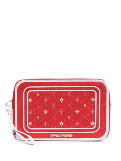 Sprayground Modus Operandi 洗漱包 In 红色