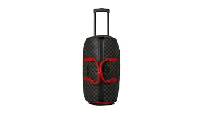 Pre-owned Sprayground Monaco Shark Club Duffle Wheely In Multi