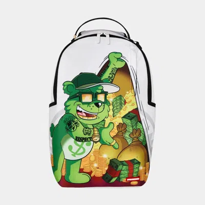 Sprayground Money Bear Stash Backpack Unisex Multi Graphic Top Handle Bag Spr246