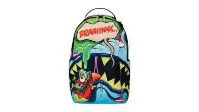 Pre-owned Sprayground Money Braaiinnss Backpack In Multi