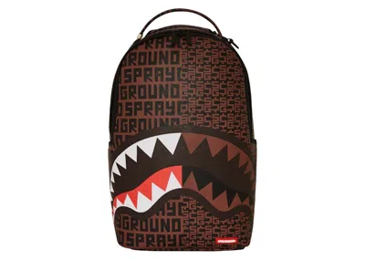 Pre-owned Sprayground Money Split Dlx Backpack In Tan/check