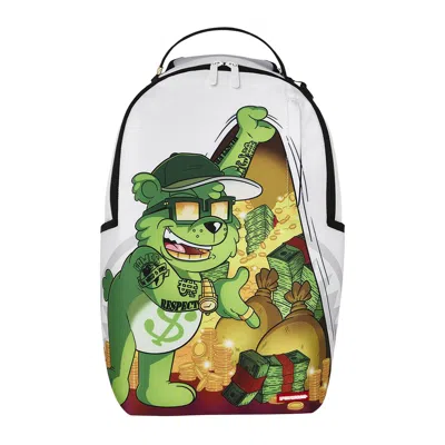 Pre-owned Sprayground Moneybear Cash Cub Backpack 'white' | Men's Size Onesize