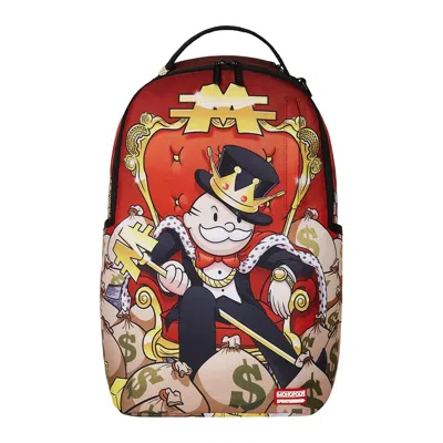Pre-owned Sprayground Monopoly Gold Empire Throne Backpack 'multicolor' | Multi-color | Men's Size Onesize
