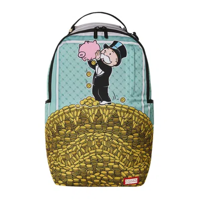 Pre-owned Sprayground Monopoly Make Sure It's All There Backpack 'multicolor' | Multi-color | Men's Size Onesi