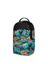 Sprayground Monopoly Stack Up Checkered Backpack In Multi
