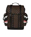 Sprayground Check 2 Monte Carlo Backpack In Orange