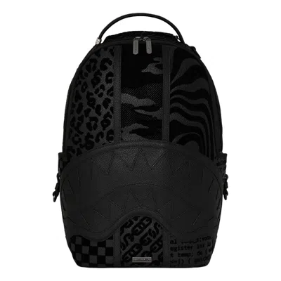 Sprayground Nemesis Hunt Backpack 'multicolor' In Black