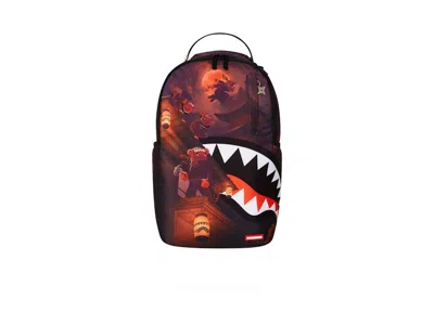 Pre-owned Sprayground Ninja Bear Squad Dlxr Backpack In Multi