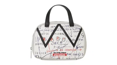 Pre-owned Sprayground Official Basquiat Untitled (cheese Popcorn) 1983 Handbag In Multi