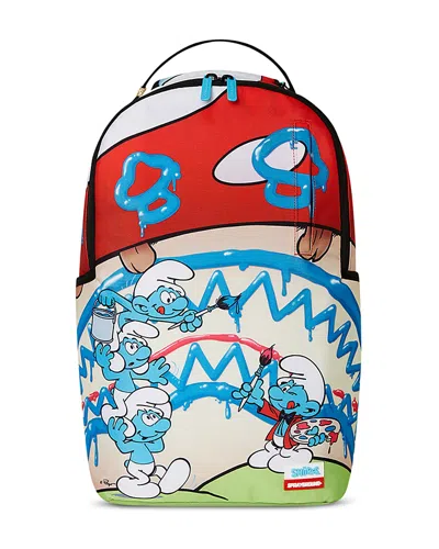 Sprayground Kids' Painting Smurfs Dlxr Backpack