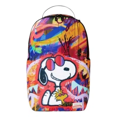 Pre-owned Sprayground Peanuts Snoopy Street Art Backpack 'multicolor' | Multi-color | Men's Size Onesize