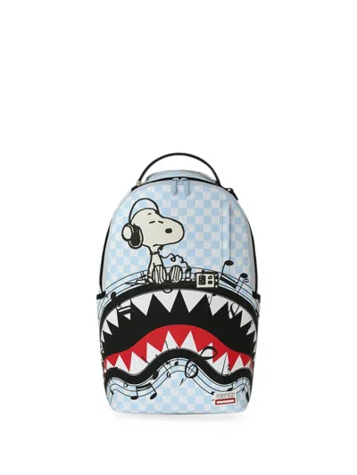 Sprayground Kids' Peanuts Snoopy Tuned Up & Tuned Out Backpack In Multi