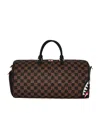 Sprayground Peeking Character Check Holdall