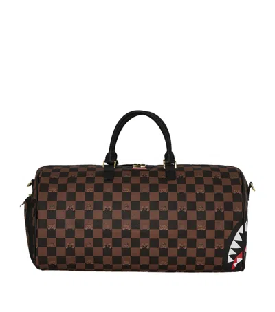 Sprayground Peeking Character Check Holdall