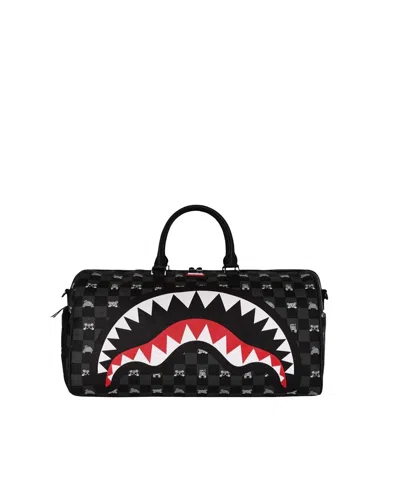 Sprayground Peeking Character Print Duffle Bag In Black