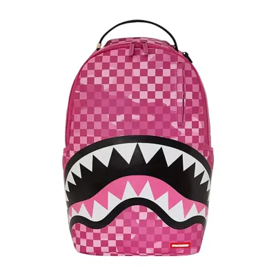 Pre-owned Sprayground Pink Camocheck Backpack 'multicolor' | Multi-color | Men's Size Onesize