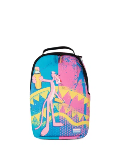 Sprayground Pink Panther Backpack In Blue