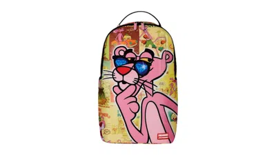Pre-owned Sprayground Pink Panther Diamond Shades Backpack In Multi