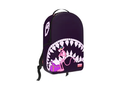 Pre-owned Sprayground Pink Panther Diamond Shark Dlxr Backpack In Multi