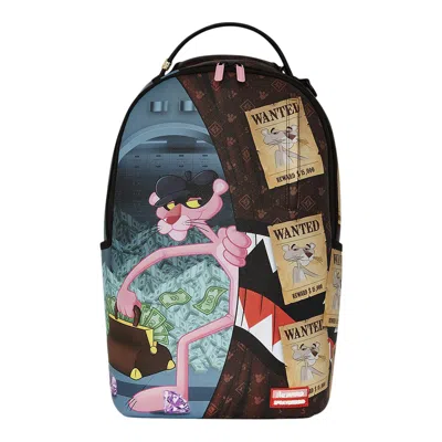 Pre-owned Sprayground Pink Panther Heist Getaway Dlxv Backpack 'multicolor' | Multi-color | Men's Size Onesize