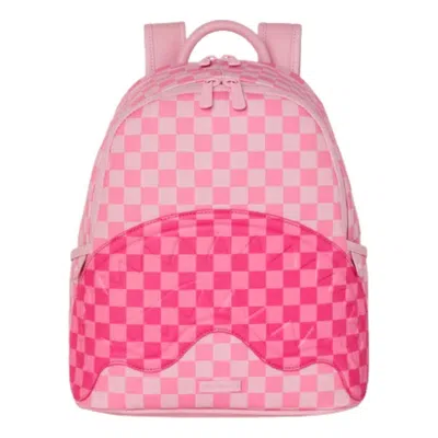 Sprayground Pink Sharks In Paris Patch Savage Backpack 'pink'