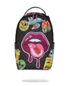 Sprayground Playful Checkered Backpack In Gray