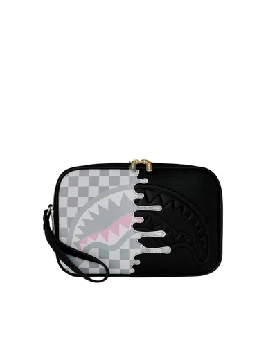 Sprayground Pochette Cream Check Side Drip In Multi