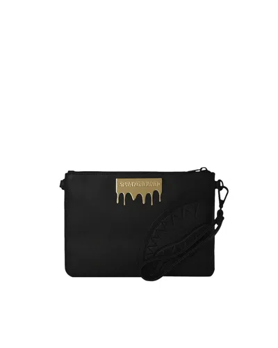 Sprayground Pochette Gold Brick Luxe In Red