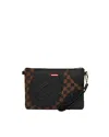 Sprayground Jetstream Embossed Check Clutch Bag In Multi