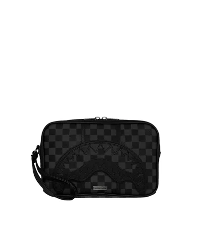 Sprayground Pochette Midnight Chateau Toiletry Brick In Black