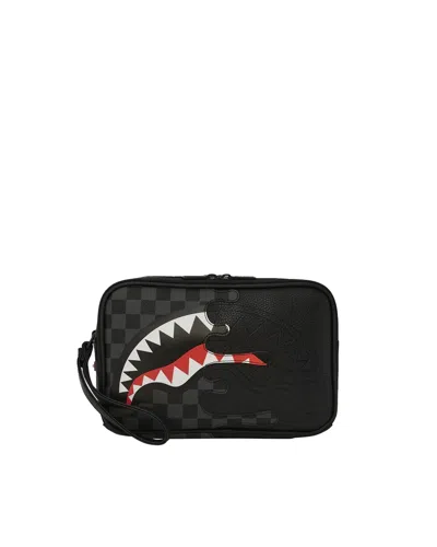 Sprayground Pochette Unfinished Shark Toiletry