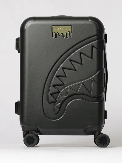 Sprayground Polycarbonate Trolley With Embossed Logo In Black