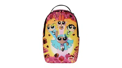 Pre-owned Sprayground Powerpuff Strike Dlxsv Backpack In Multi