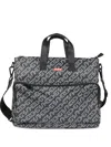 Sprayground Printed Holdall In Black