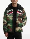 Sprayground Printed Jacket In Green