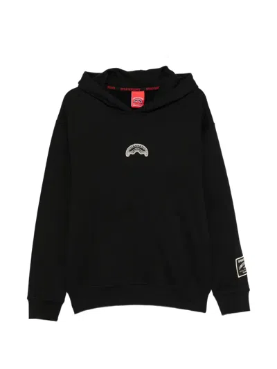 Sprayground Pure Regular Logo-patch Hoodie In Multi