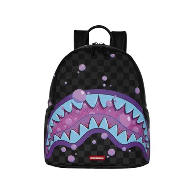 Pre-owned Sprayground Purple Slime Shark Savage Backpack 'multicolor' | Multi-color | Men's Size Onesize