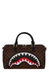 Sprayground Rectangular Duffle Bag In Brown