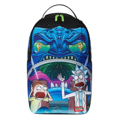 Pre-owned Sprayground Rick And Morty Galactic Getaway Backpack 'multicolor' | Multi-color | Men's Size Onesize