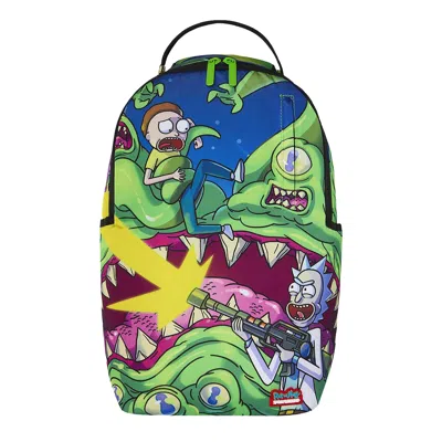 Pre-owned Sprayground Rick And Morty Mutant Hunters Backpack 'multicolor' | Multi-color | Men's Size Onesize