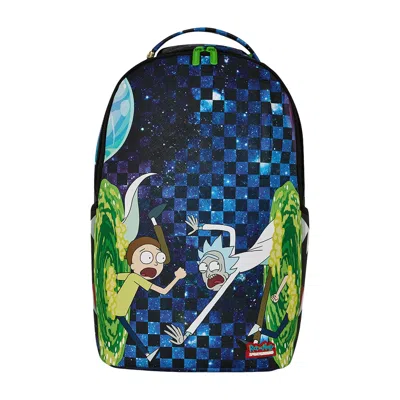 Pre-owned Sprayground Rick And Morty Portal Jumping Backpack 'multicolor' | Multi-color | Men's Size Onesize