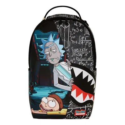 Sprayground Rick And Morty Reveal Backpack 'multicolor' In Black