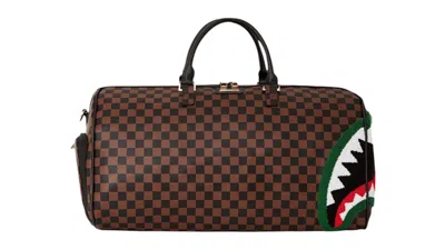 Pre-owned Sprayground Romeo Air Italia Shark Duffle In Multi